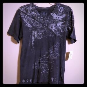 Small mens t-shirt by px nwt black wash